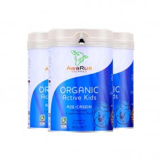 【新西兰直邮包邮】AwaRua 阿瓦鲁 有机A2儿童成长奶粉 830克x3罐（4-8岁适用）【收件人身份证必须上传】【新疆、西藏、内蒙古、青海、宁夏、海南、甘肃，需加收运费】